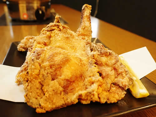鶏っこのメニュー 揚げ物 もも一本あげ